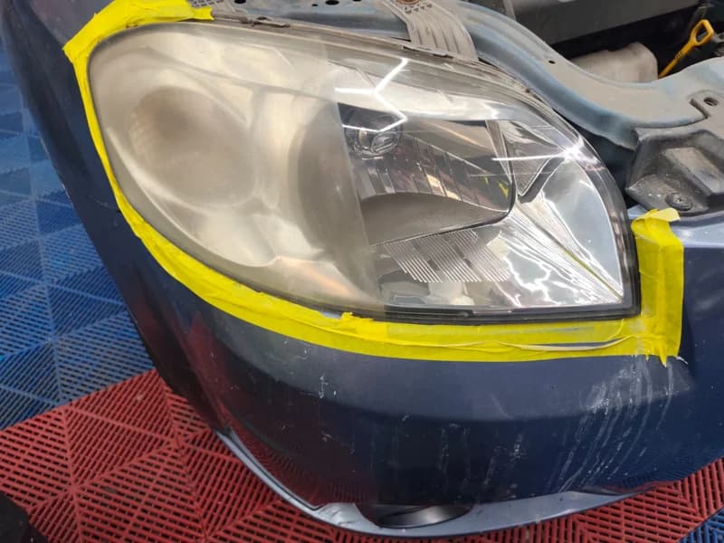 Headlight Restoration — Detailing Marin result